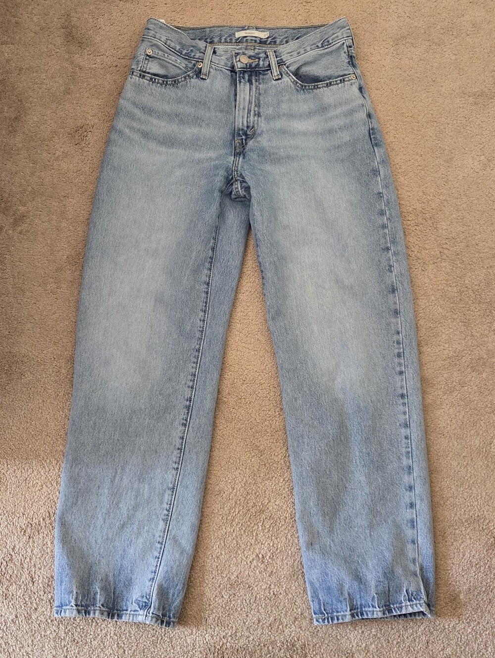 Levi's ‘94 Baggy Bootcut Medium Wash Denim Jeans Womens Size 27 - Picture 2 of 10